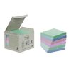 Viestilappu Post-it Eko 653 38X51 pastelli /24 kpl pkt - 100 % uusiopaperia, PEFC-sertifioitu