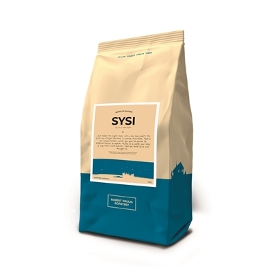 Kahvi Robert Paulig Roastery Sysi papu 1 kg - tumma ja intensiivinen papukahvi