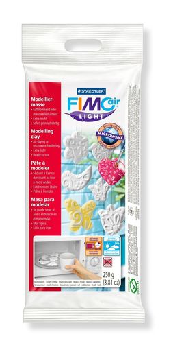 Askartelu- ja muovailumassa Staedtler Fimo Air light 250g white - ilmakuivaus tai mikrossa 10 min