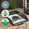 Lomakelaatikko Leitz Recycle A4 musta - ilmastoneutraali, kierrätysmateriaalia, 100% kierrätettävä