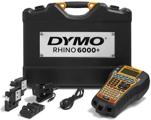 Tarrakirjoitin Dymo Rhino 6000+ Labelmaker ja salkku - ladattavalla akulla ja tietokoneliitännällä