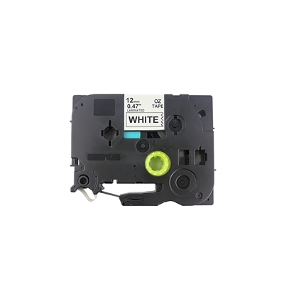 Tarrakasetti Q-CONNECT TZeS231 12mm valkoinen /musta
