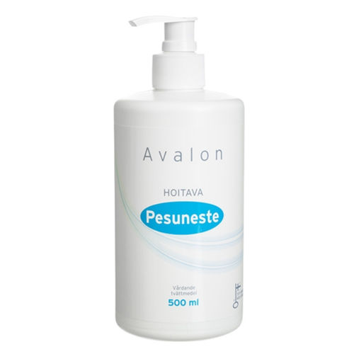 Pesuneste Avalon hoitava 500ml pumppu - iholle ja hiuksille, vitamiineja, glyseriiniä, hajustamaton