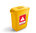 Jäteastia DURABIN® keltainen 60 L - sopii myös kuljetukseen ja varastointiin, elintarviketurvallinen