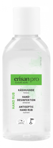 Käsihuuhde Erisan Pro 100 ml - etanolipohjainen, geelimäinen, tehokas ammattikäyttöön