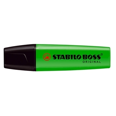 Korostuskynä STABILO BOSS vihreä