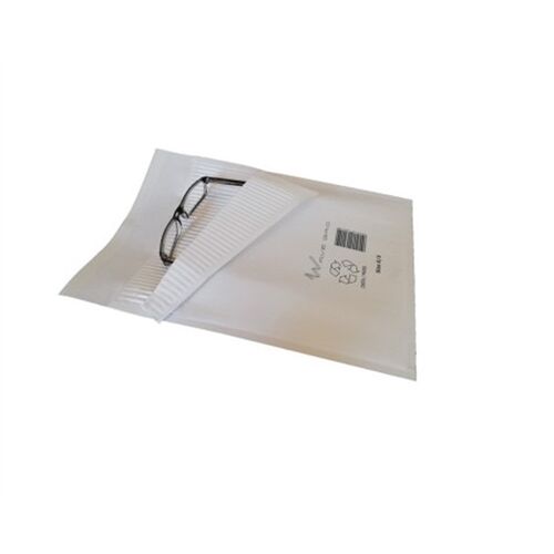 Aaltopussi 5E 22x26,5 cm valkoinen - ei sisällä muovia, innovatiivinen vaihtoehto kuplapussille
