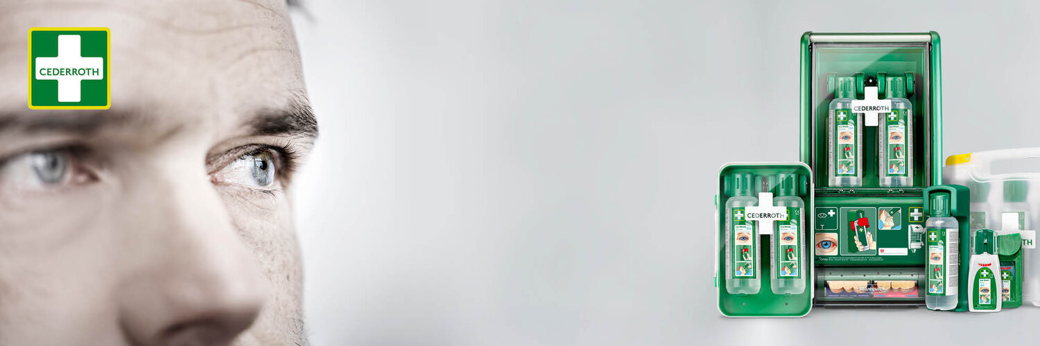 Cederroth silmänhuuhtelutarvikkeet
