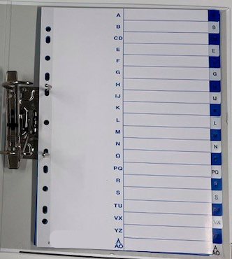 Välilehdet / hakemisto A-Ö muovi - valmistettu Suomessa