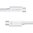 Kaapeli Q-Connect USB-C valkoinen 1 m - tiedonsiirtonopeus: 5 GB/s