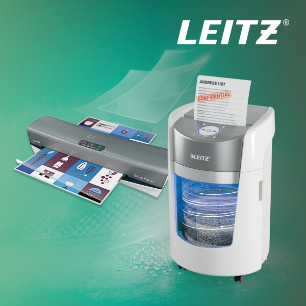 Leitz paperisilppuri ja laminointilaite