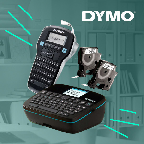 Erilaisia Dymo-laitteita