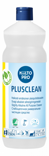 Yleispuhdistusaine Kiilto PlusClean 1l - kasvipohjainen, biohajoava, hajusteeton, kotimainen