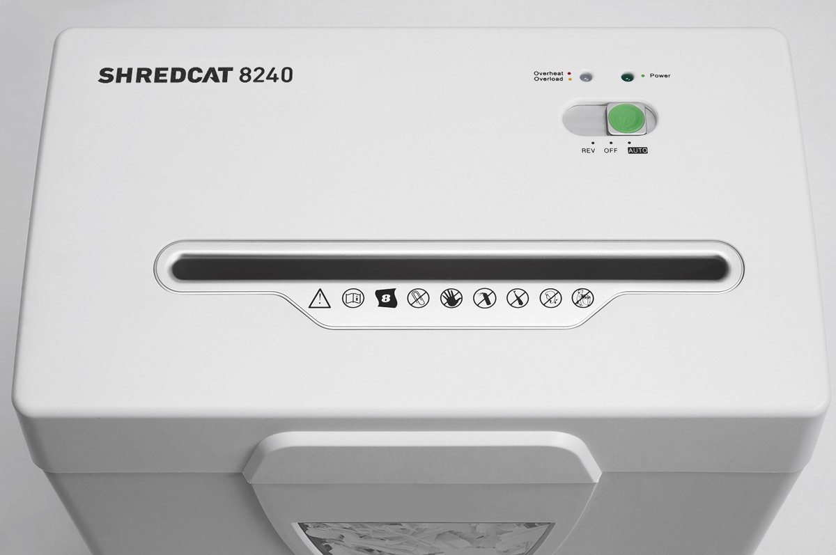 Paperintuhooja Ideal Shredcat 8240CC 4x40mm silppu - suuren kapasiteetin silppuri
