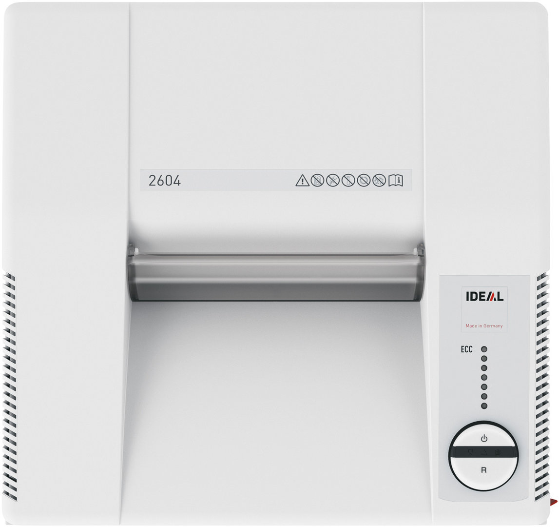 Paperintuhooja Ideal 2604 4mm suikale - myös luottokortit, passit ja CD-levyt