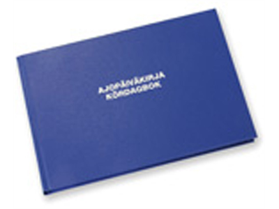 Ajopäiväkirja 185 A5L/96 vapaa autoetu