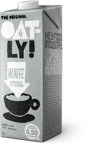 Kaurajuoma Oatly iKaffe 1 L - vegaaninen, ei juoksetu, voidaan myös vaahdottaa