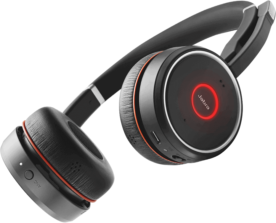 Kuuloke Jabra Evolve 75 MS langaton stereo vastamelu - akun kesto 15 h, kantoalue 30 m