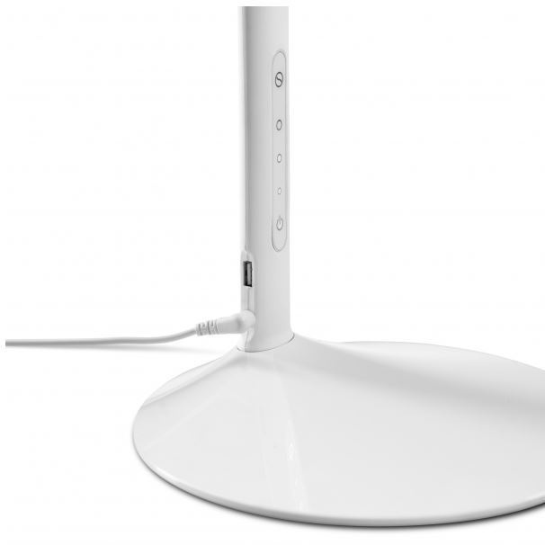 Työpistevalaisin ProLite Link LED valkoinen - valon säätö hipaisunäppäimestä ja USB-pistoke