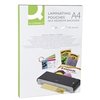 Laminointitasku - laminointikalvo Q-CONNECT® A4 125 mic/25 itseliimautuva