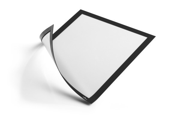Magneettikehys / infokehys Durable Duraframe Magnetic A4 musta /5 kpl pkt - tarttuu magneettisesti