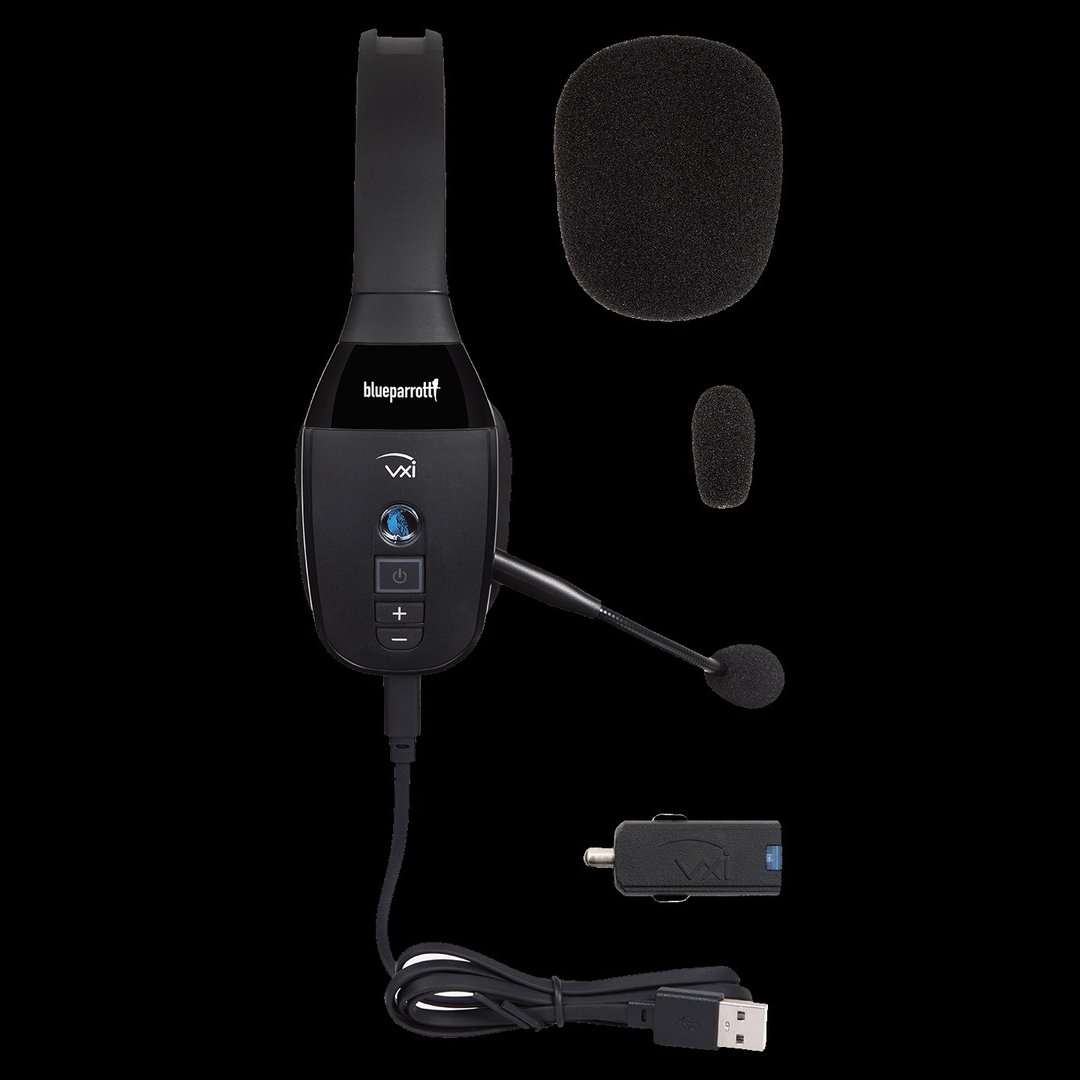Kuuloke Jabra BlueParrott B450-XT - suodattaa 96 % taustamelusta, pitkä akunkesto, HD-äänenlaatu