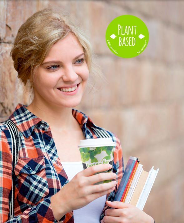 Kuumakuppi Future Smart  250ml /80 kpl - 100 % uusiutuvaa kasvipohjaista materiaalia